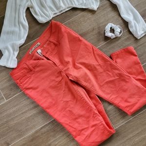 Coral jeans